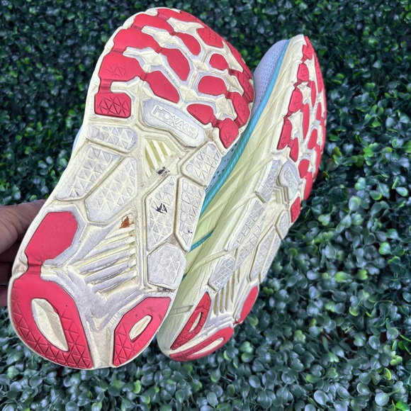 HOKA ONE ONE WOMAN CLIFTON RUNNING SNEAKERS  SEAFOAM SIZE 8.5 - Picture 6 of 11